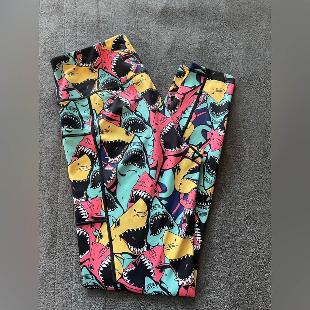 Shark Attack Leggings - Constantly Varied Gear